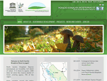 Tablet Screenshot of kareliabiosphere.fi